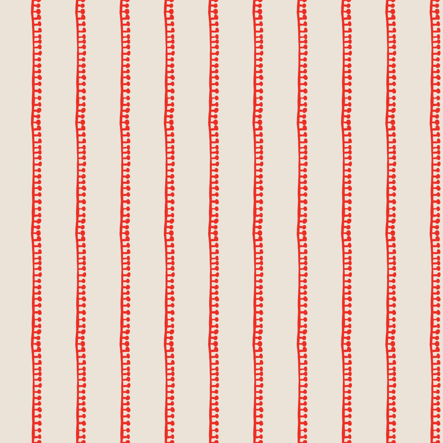 Folka by Holli Zollinger : Stripe Oat/Red 229912