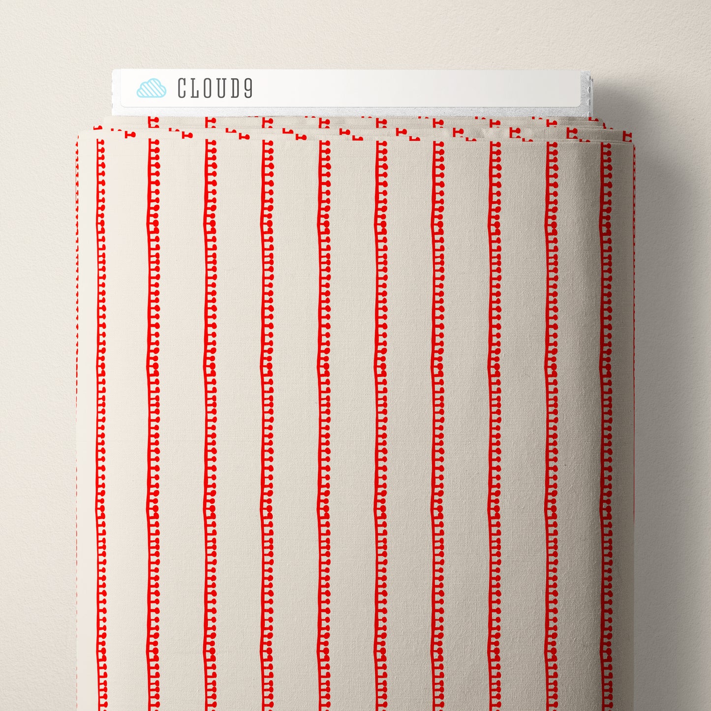 Folka by Holli Zollinger : Stripe Oat/Red 229912