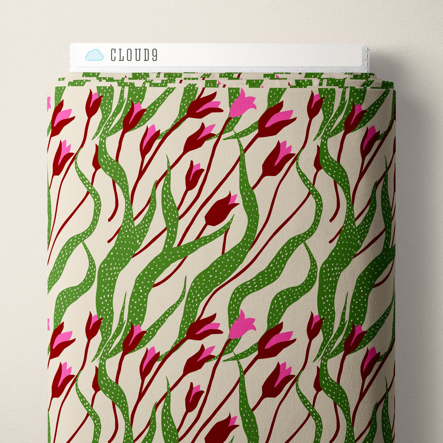 Folka by Holli Zollinger : Tulip Green/Pink 229909