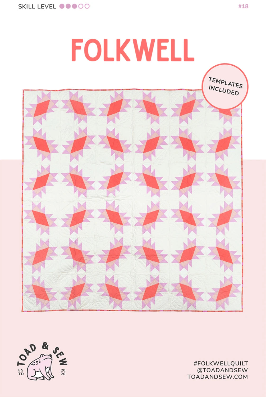 Folkwell Quilt Pattern by Toad & Sew