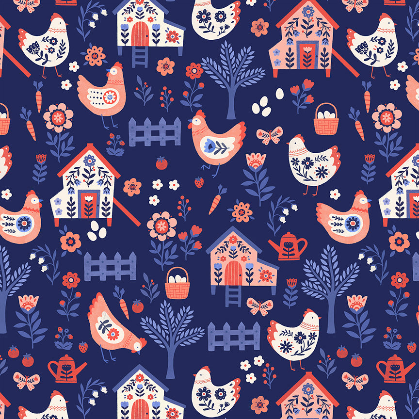 Folky Chicken by Natalie Briscoe : Bundles