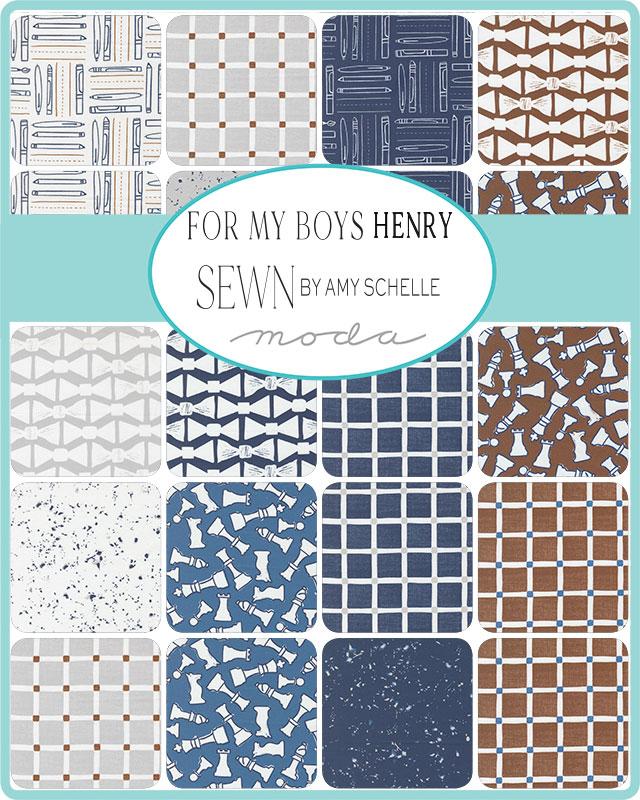 For My Boys: Henry by Sewn by Amy Schelle - Charm Pack