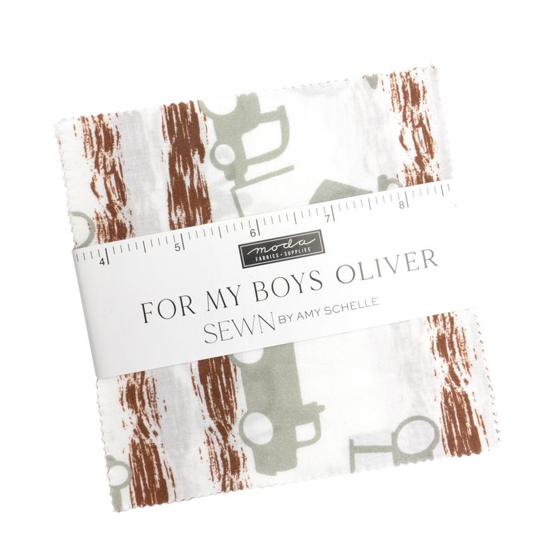 For My Boys Oliver by Sewn by Amy Schelle - Charm Pack