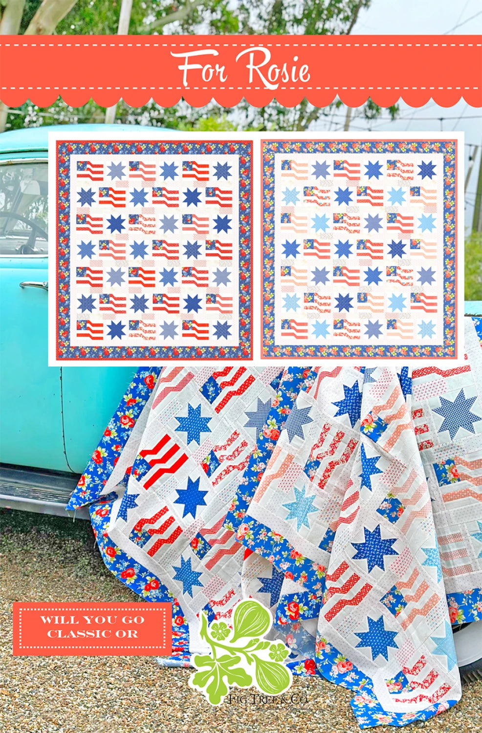 For Rosie Quilt Pattern by Fig Tree & Co.