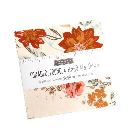Foraged, Found & Hand Me Down by Fancy That Design House - Charm Pack
