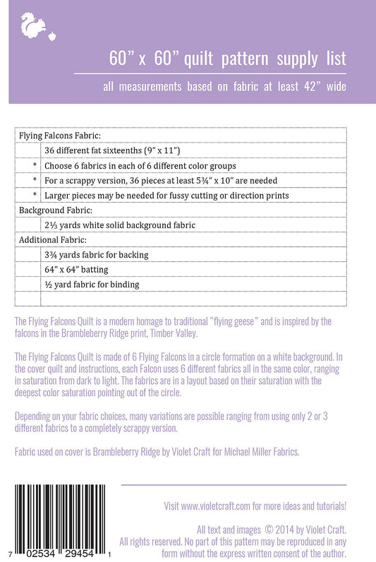 Forest Abstractions FPP Quilt Quilt Pattern by Violet Craft