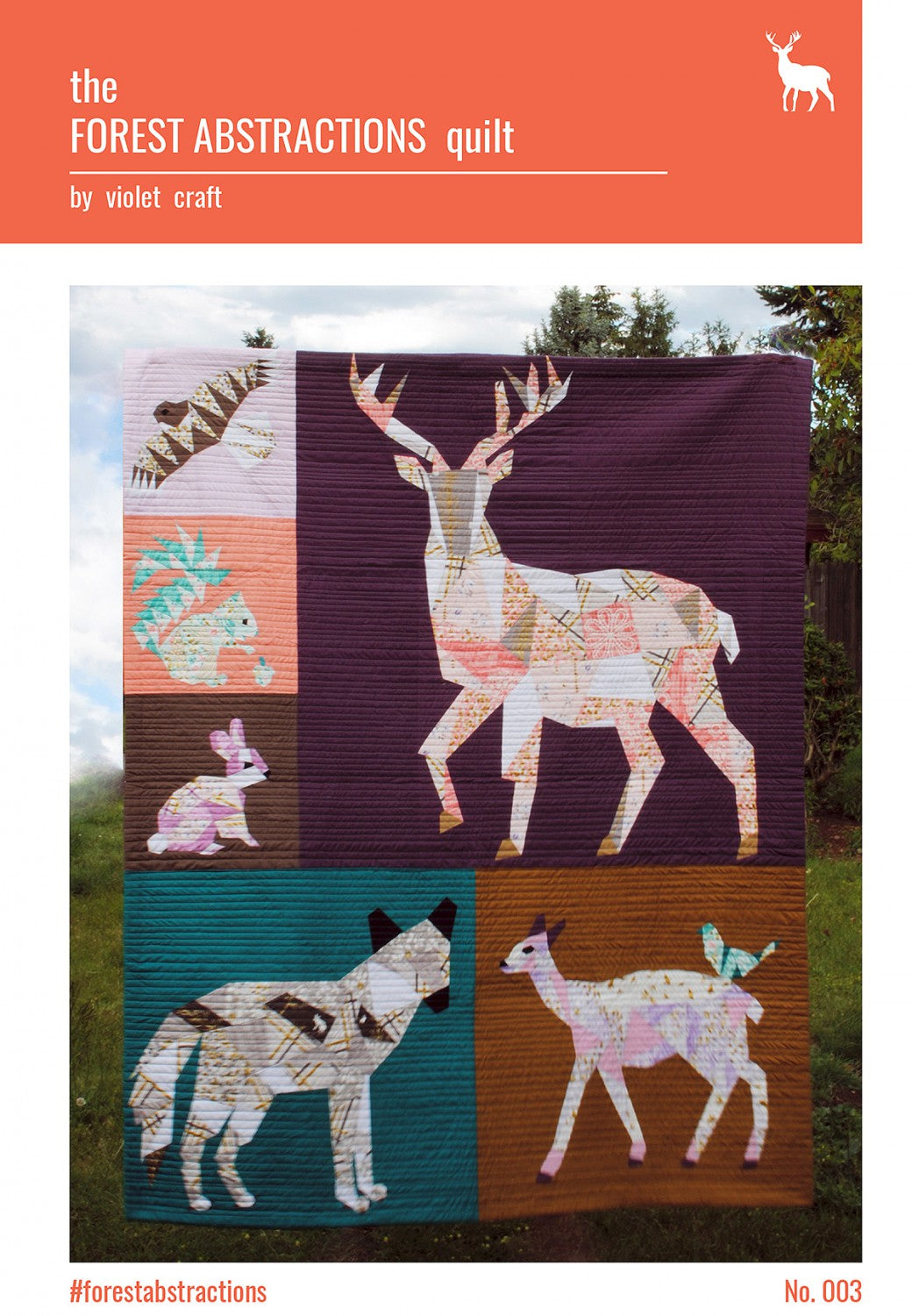 Forest Abstractions FPP Quilt Quilt Pattern by Violet Craft