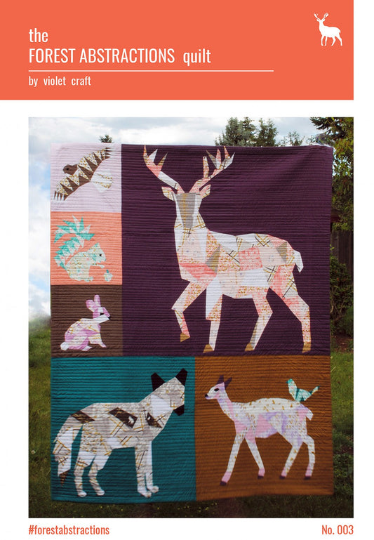 Forest Abstractions FPP Quilt Quilt Pattern by Violet Craft