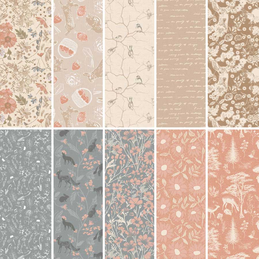 Forest Memoirs by Virginia Eleonora : Fabric Bundles