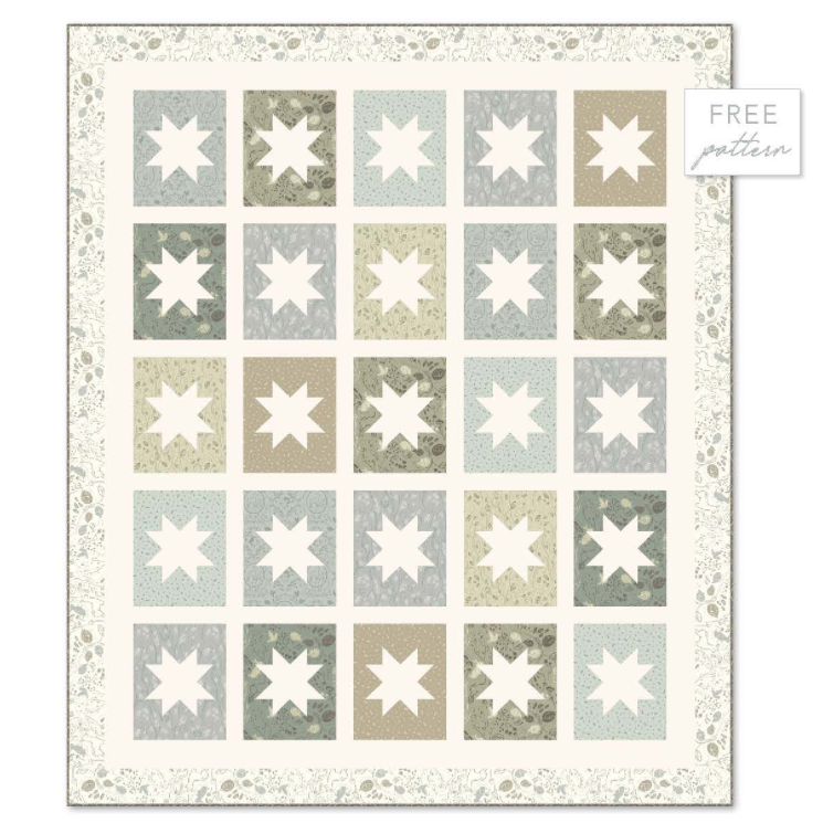 Forest Tales by Whistler Studios: Woodland Whimsy Quilt Kit ~ SKU 54441-2