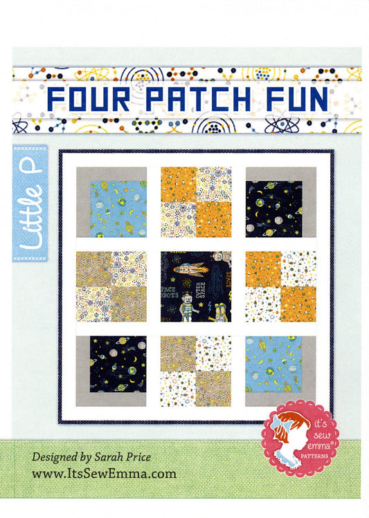 Four Patch Fun Quilt Pattern by It's Sew Emma