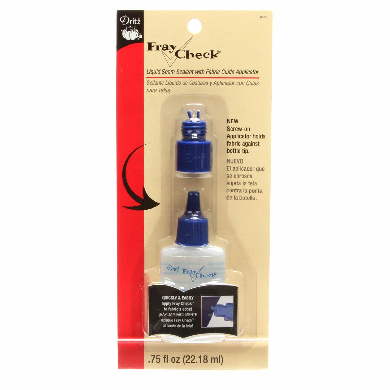 Fray Check W Fabric Guide Applicator Tip (ORMD) # 399 - Special Order