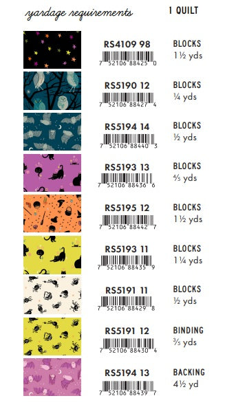 Freaky Familiars by Ruby Star Society : Always and Forever Quilt Kit