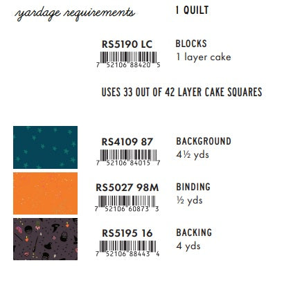 Freaky Familiars by Ruby Star Society : Dancing Hexies Quilt Kit