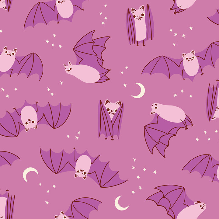 Freaky Familiars by Ruby Star Society : Fat Bats Heliotrope RS5194 13