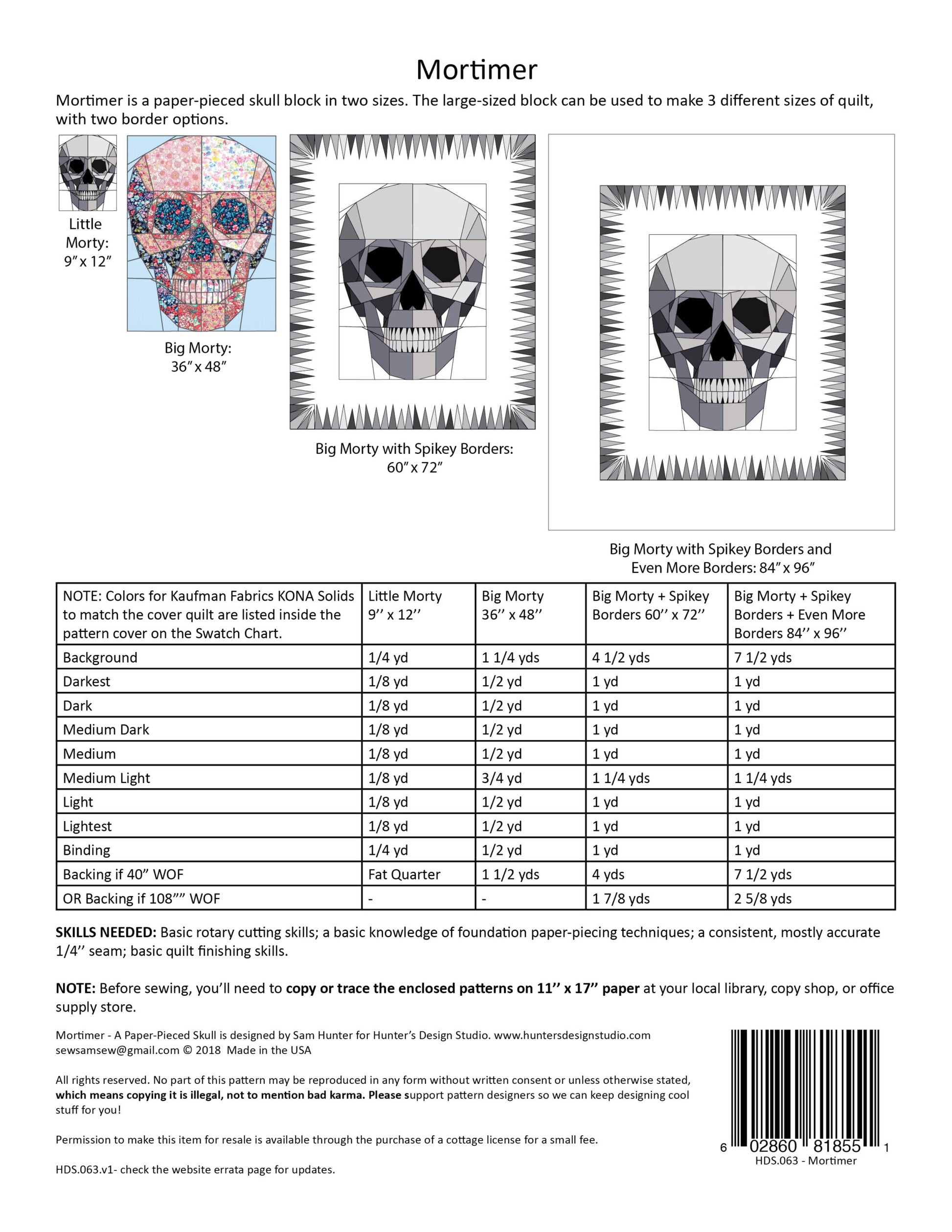 Freaky Familiars by Ruby Star Society : Mortimer Quilt Kit