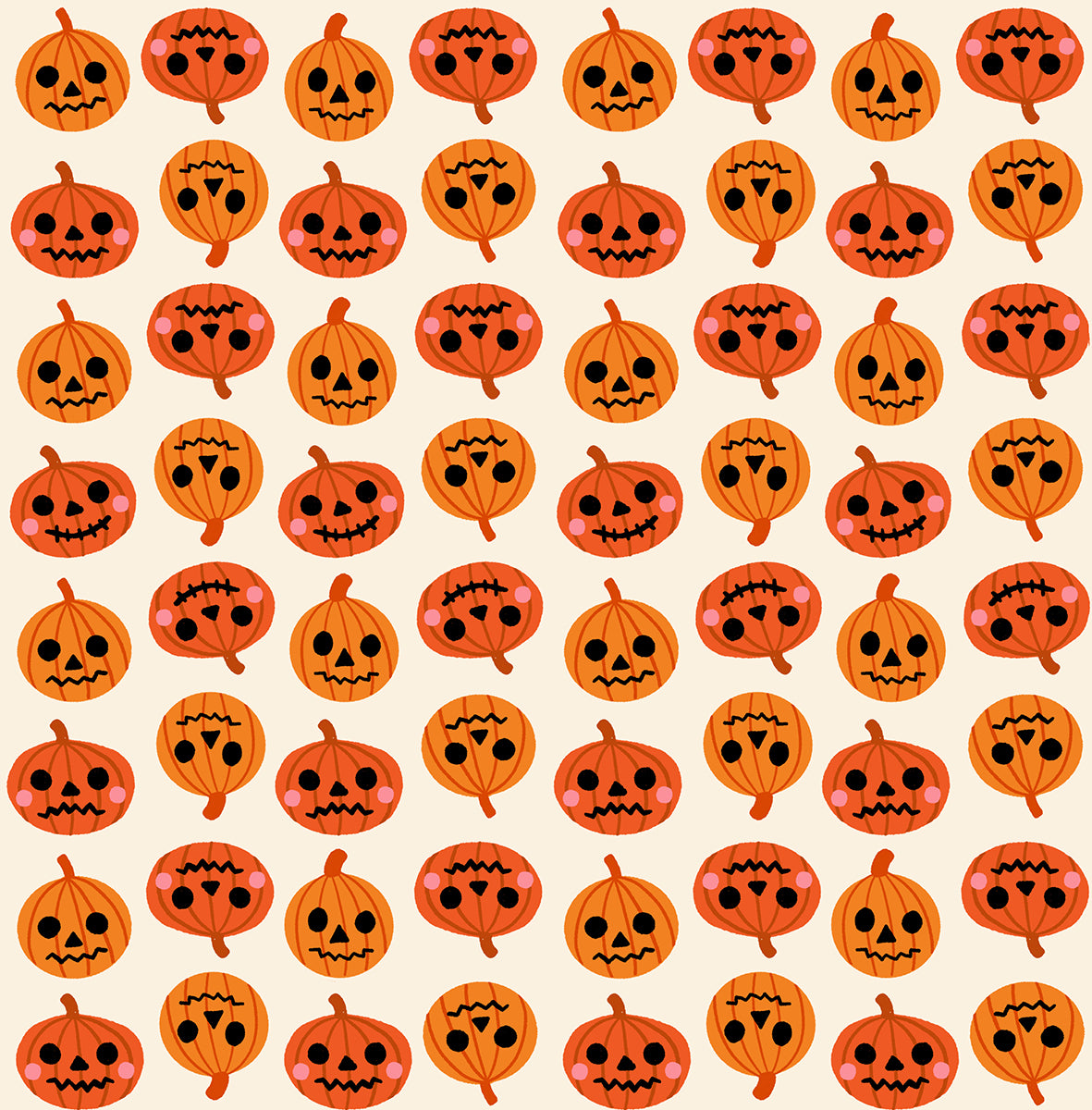 Freaky Familiars by Ruby Star Society : Pumpkin Party Orange RS5196 11