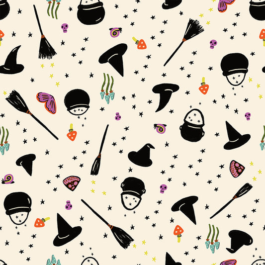 Freaky Familiars by Ruby Star Society : Witchy Woman Natural RS5195 11