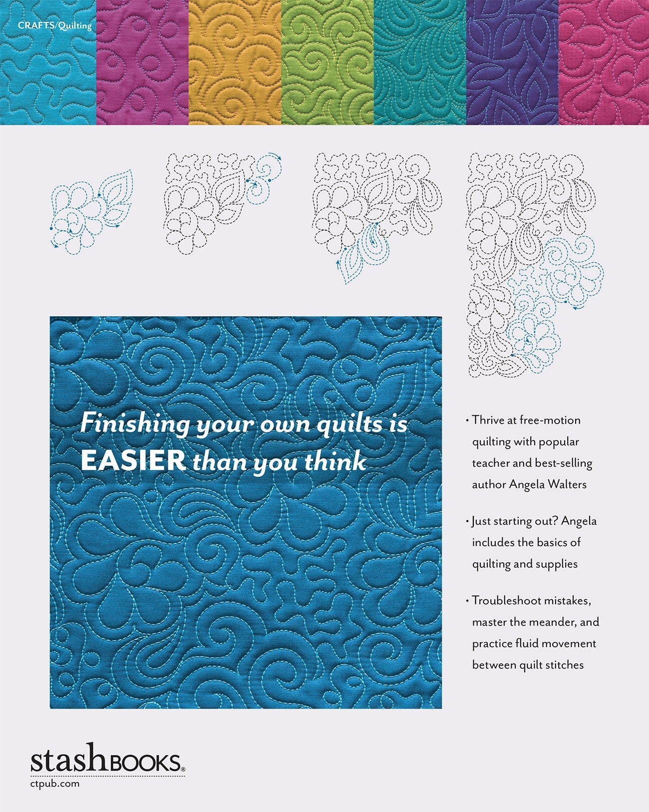 Free-Motion Meandering by Angela Walters # 11242 - Special Order