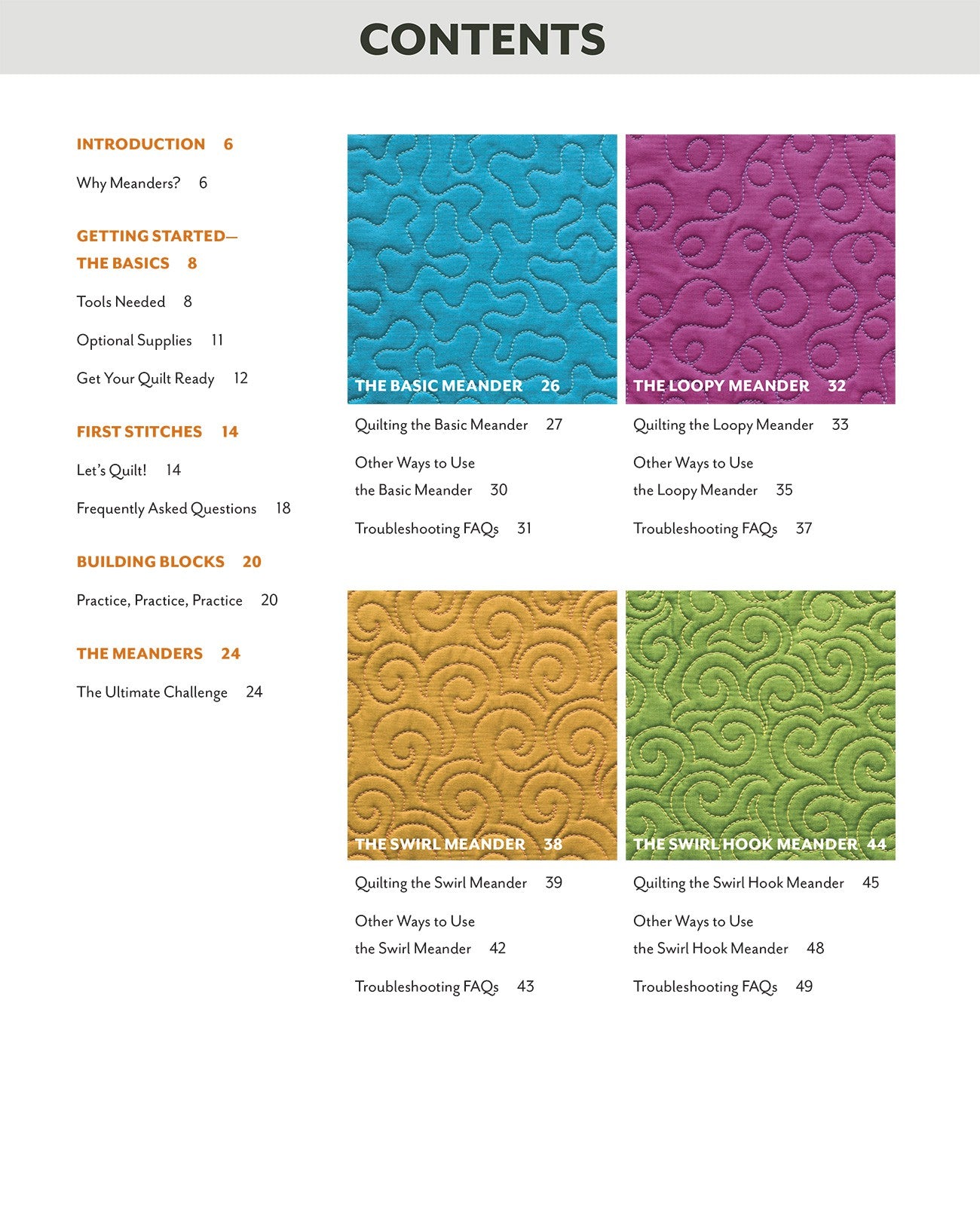 Free-Motion Meandering by Angela Walters # 11242 - Special Order