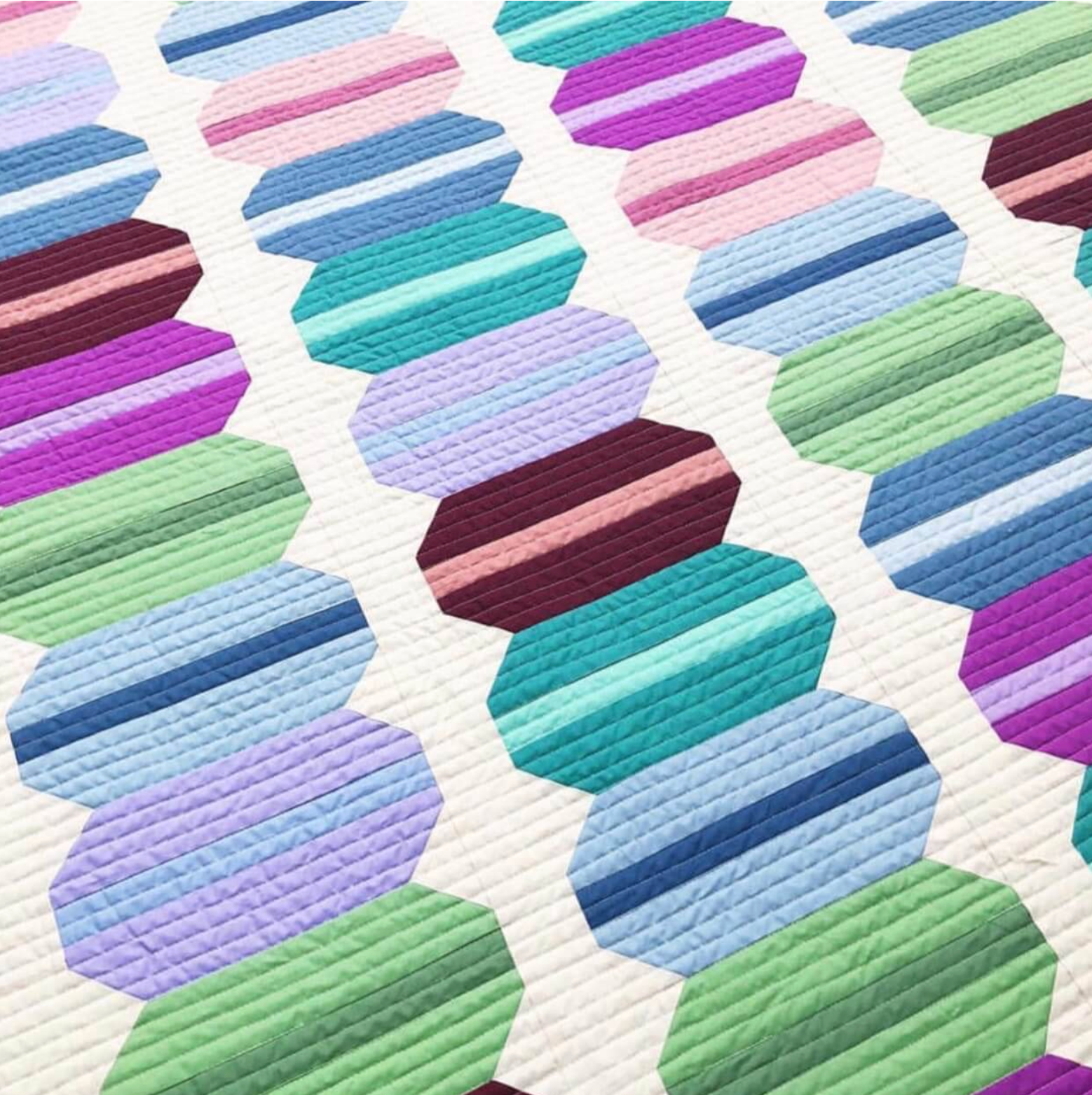 French Macaron Quilt Pattern by Modern Handcraft