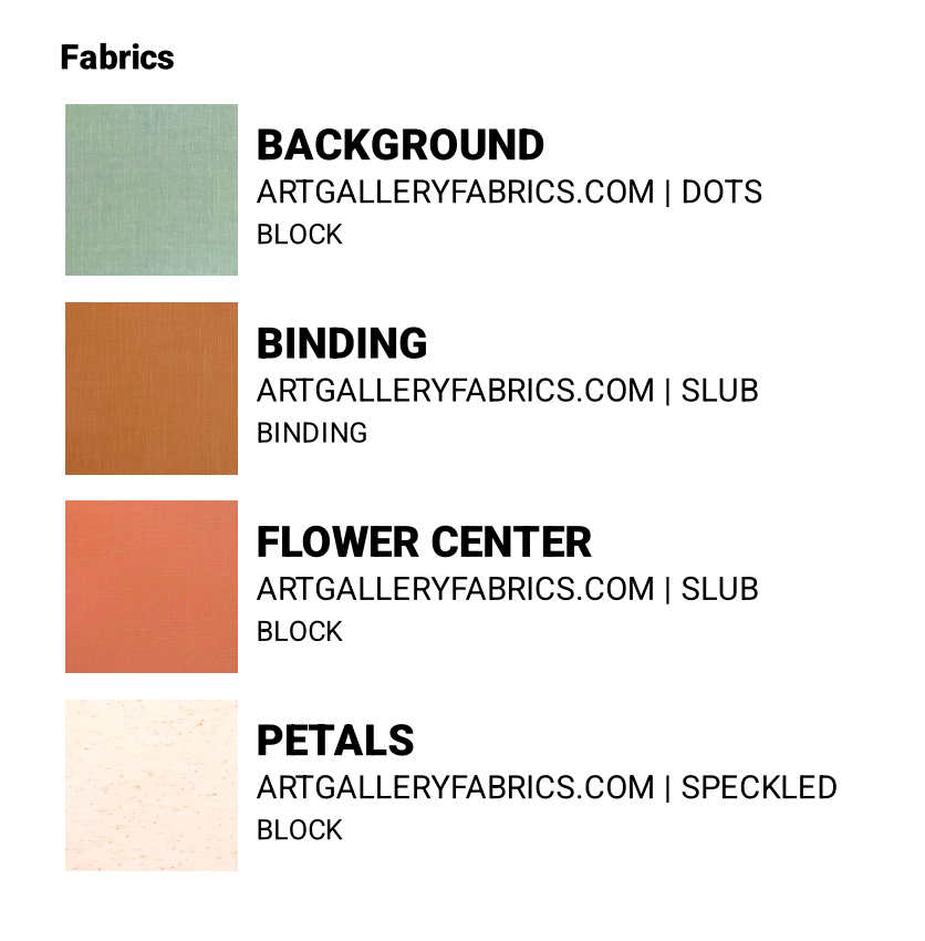 Fresh As A Daisy Quilt Kit featuring Wildflower Wovens by Suzy Quilts