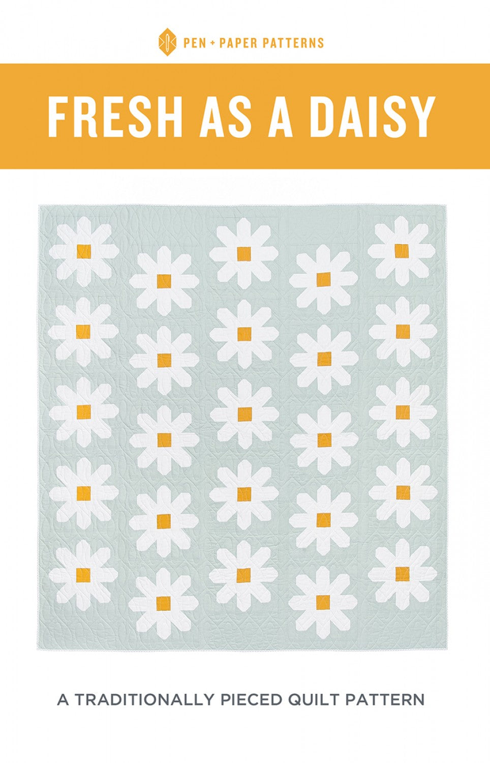 Fresh As A Daisy Quilt Kit featuring Wildflower Wovens by Suzy Quilts