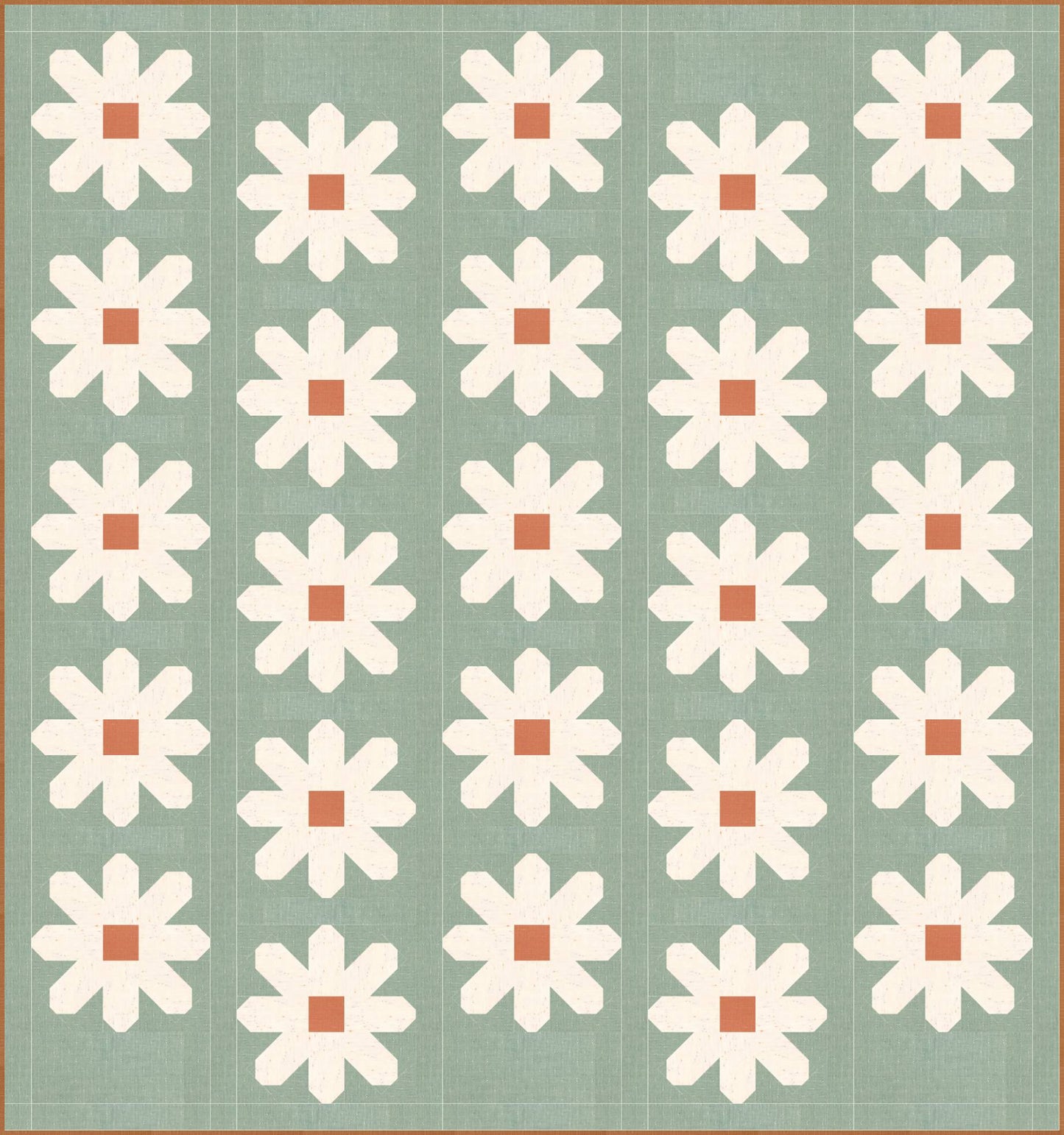 Fresh As A Daisy Quilt Kit featuring Wildflower Wovens by Suzy Quilts