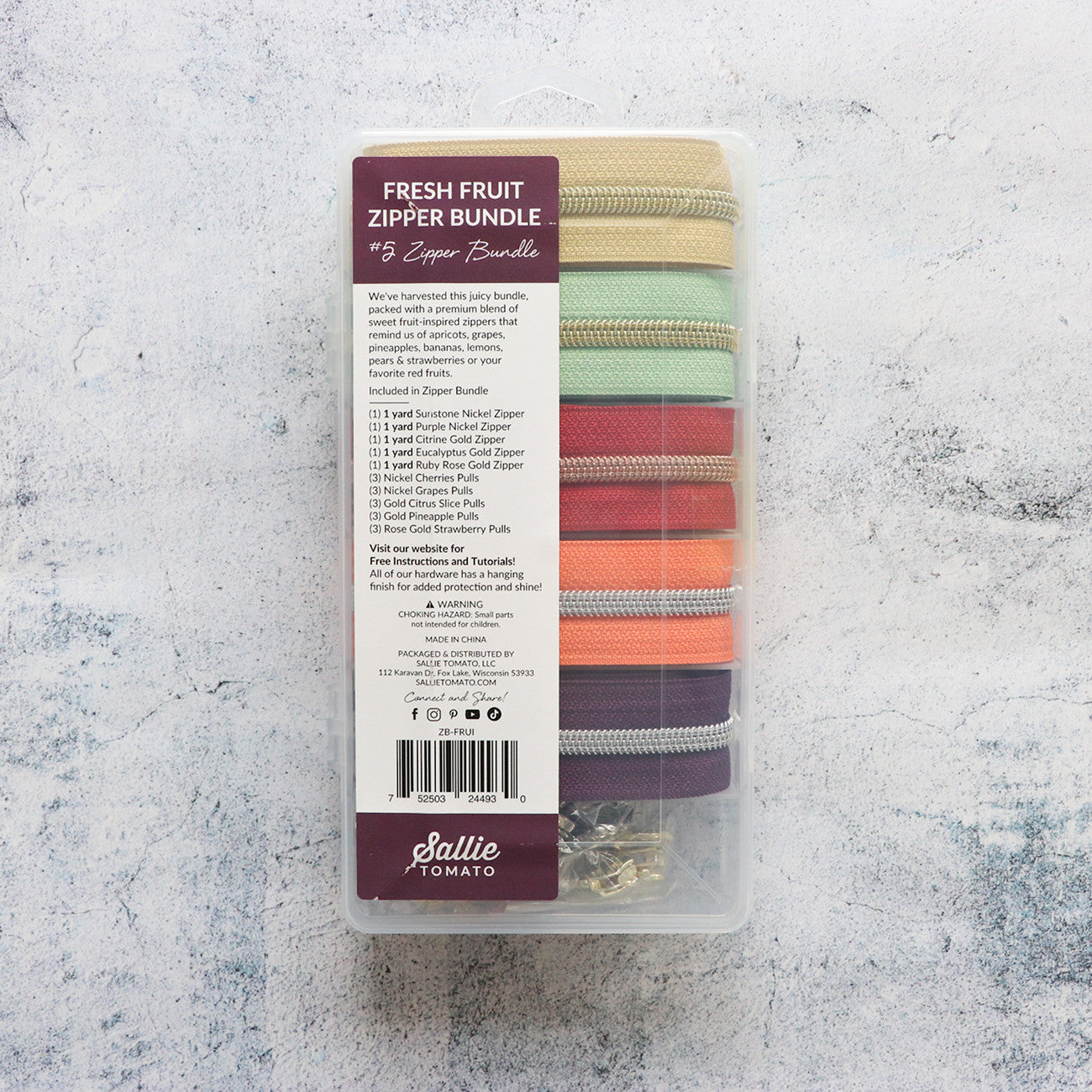 Fresh Fruit Zipper Bundle # ZB-FRUI - Special Order