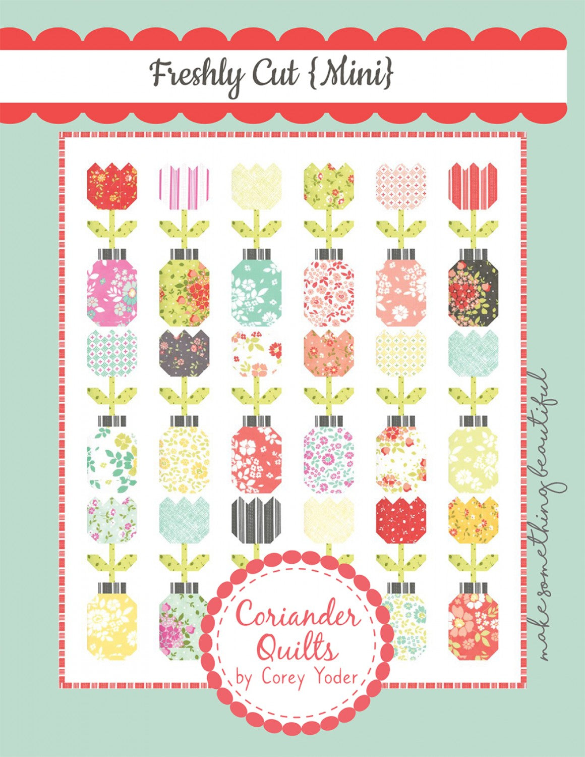 Freshly Cut Mini Quilt Pattern by Coriander Quilts - Special Order