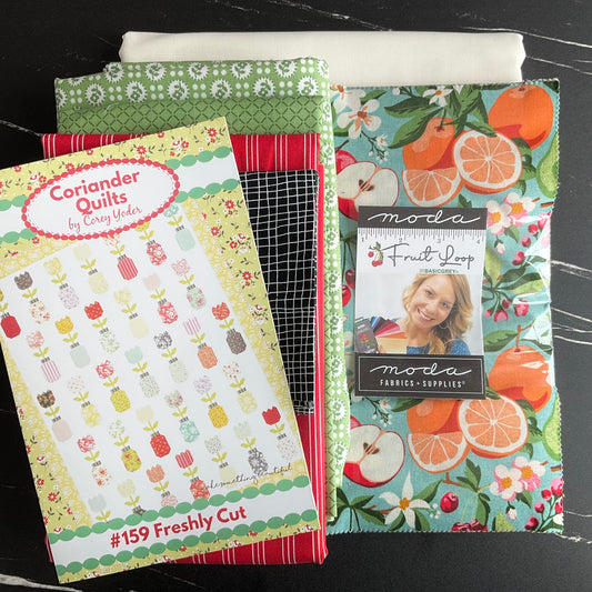 Freshly Cut Quilt Kit featuring Fruit Loop by Basicgrey
