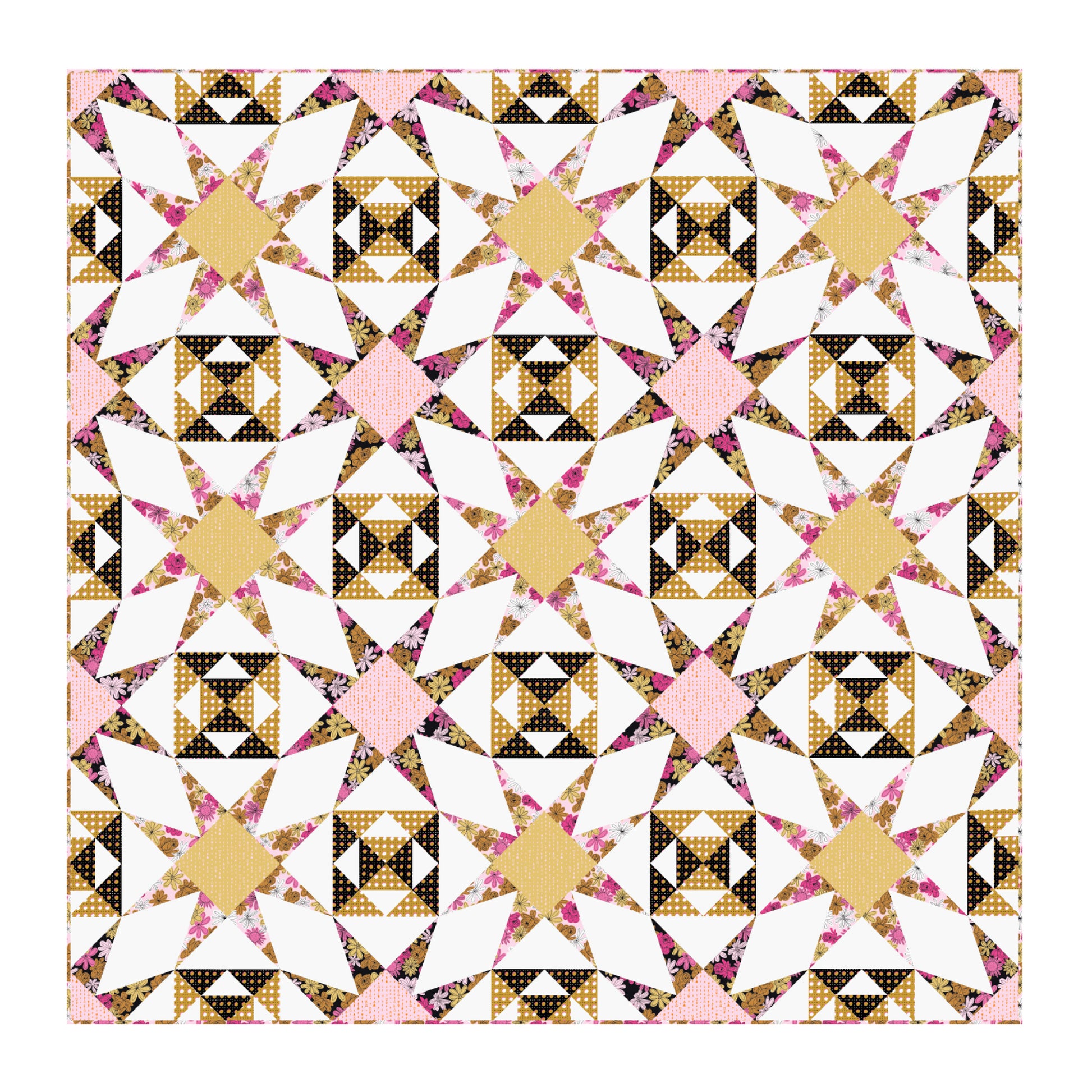 Freya June Quilt Pattern by A Piece of Quiet Quilts