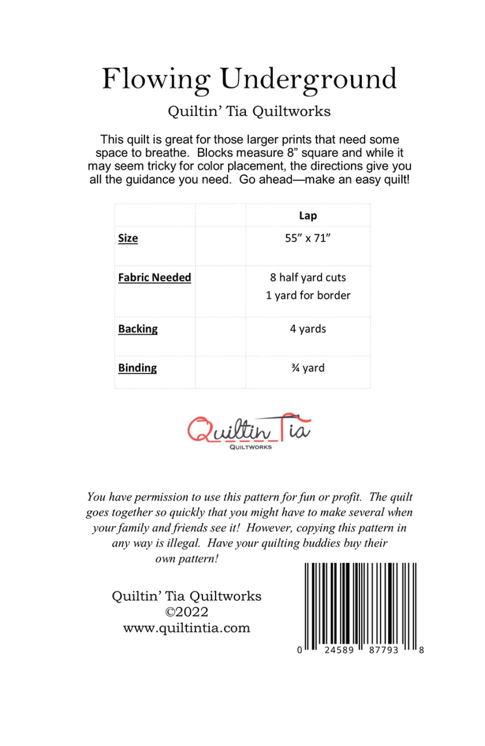 From the Archives by Kaffe Fassett : Flowing Underground Quilt Kit (Estimated Arrival December 2025)