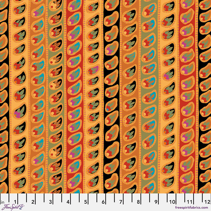 From the Archives by Kaffe Fassett : Paisley Stripe Antique PWGP032.ANTIQUE (Estimated Arrival December 2025)