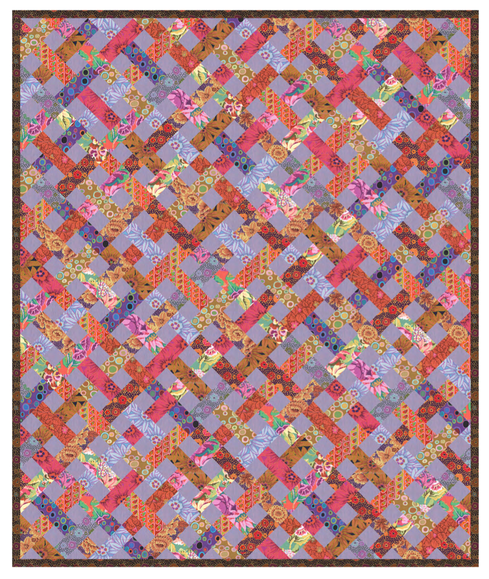 From the Archives by Kaffe Fassett : The Charlotte Quilt Kit