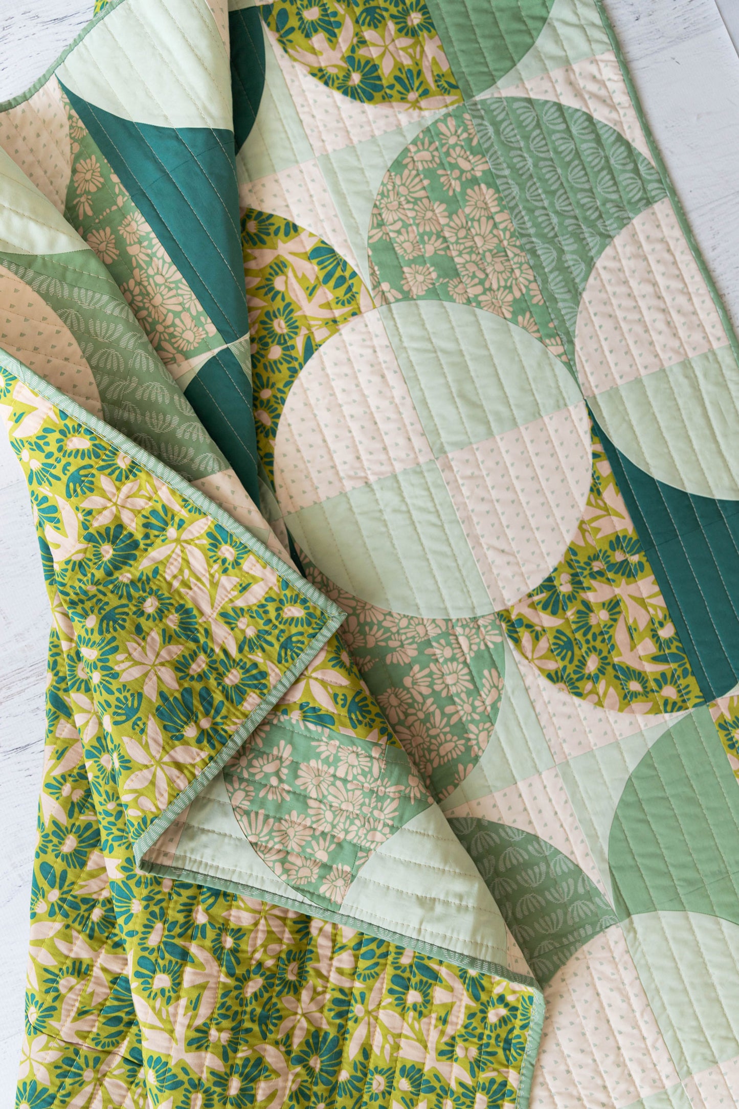 Evolve by Suzy Quilts - Fronds Quilt Kit Fabric Bundle - Multiple Sizes & Color Ways
