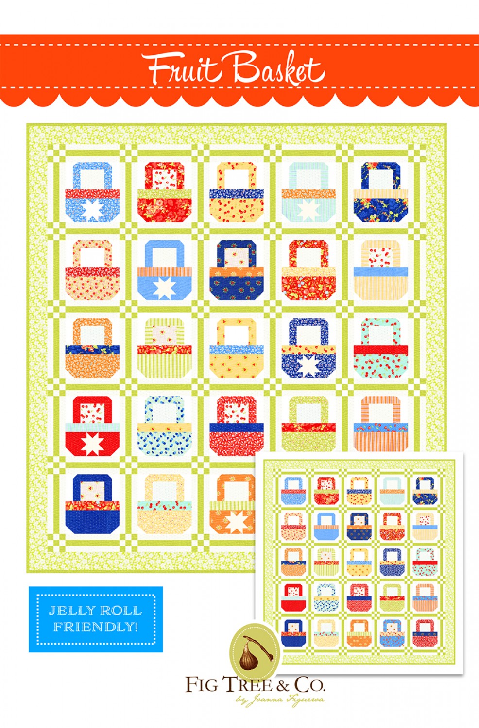 Fruit Basket Quilt Pattern by Fig Tree & Co.