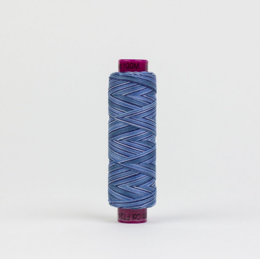 Fruitti 12wt Egyptian Cotton Thread - 109yd Spool - Blue Night FT-24