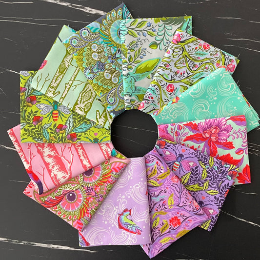 Full Moon Forest II by Tula Pink - 12 Piece Fabric Bundles