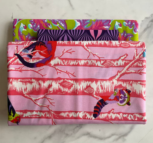 Full Moon Forest II by Tula Pink - Whole Cloth Quilt Bundle Kit #3