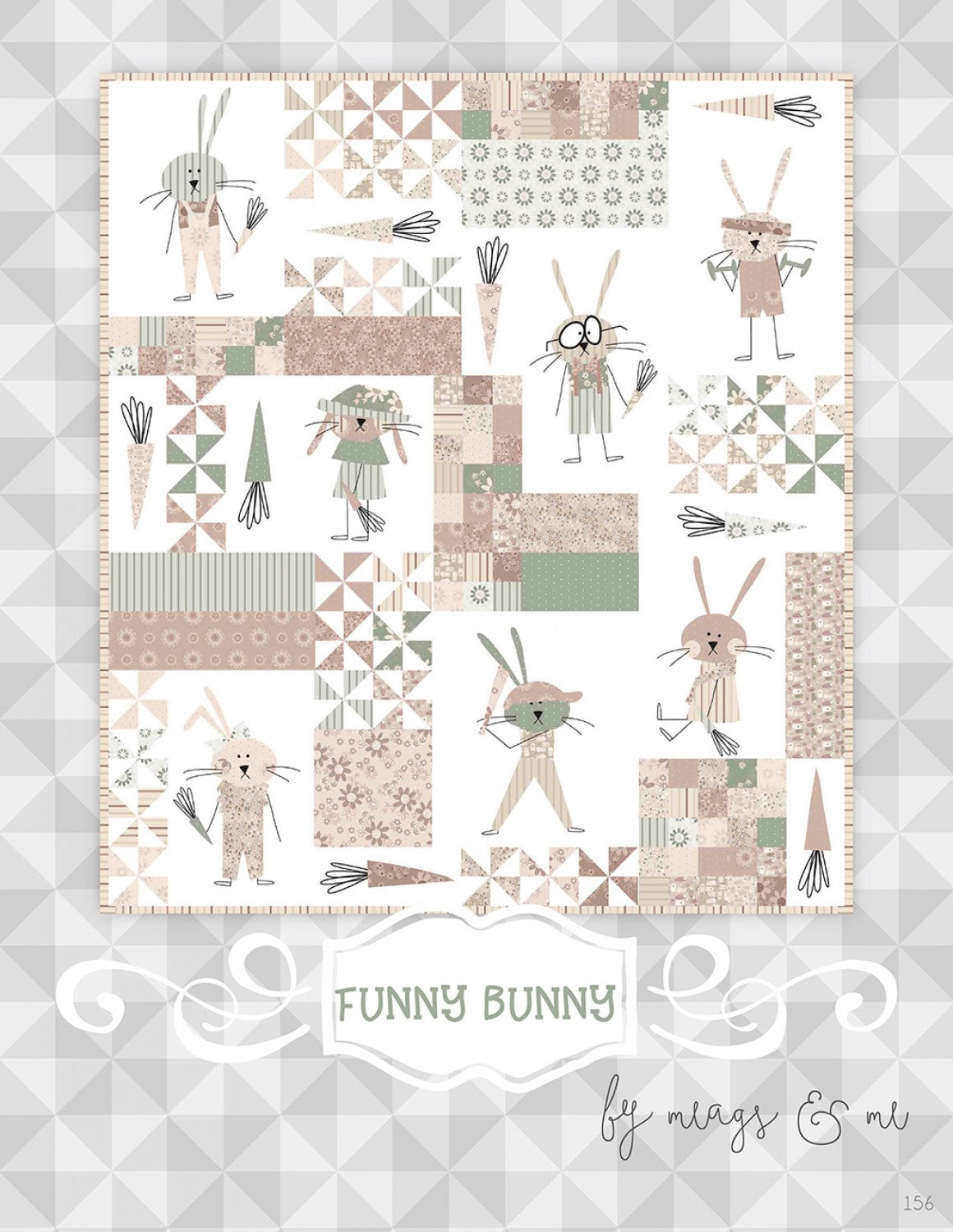 Funny Bunny Quilt Pattern by Meags & Me - Special Order