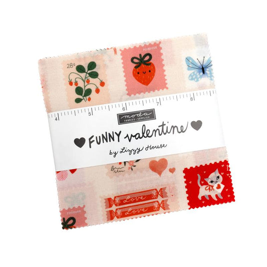 Funny Valentine by Lizzy House : Charm Pack