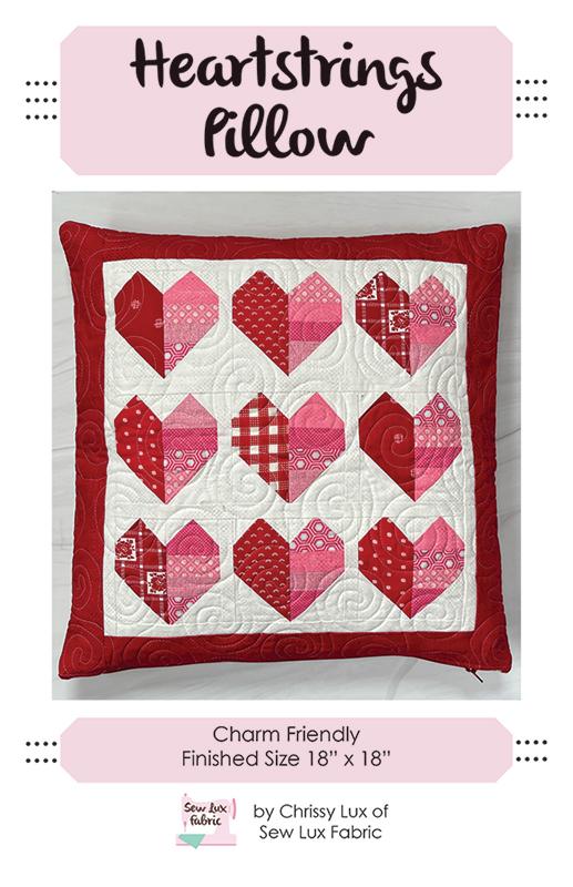 Funny Valentine by Lizzy House : Heartstrings Pillow Kit