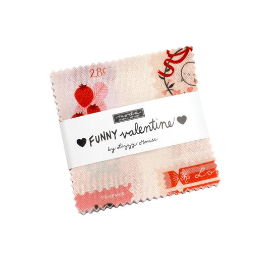Funny Valentine by Lizzy House : Mini Charm Pack