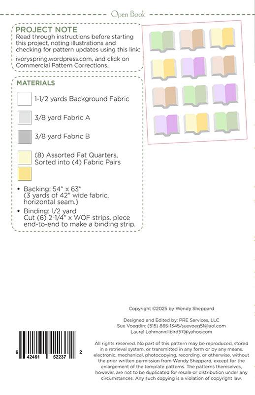 Funny Valentine by Lizzy House : Open Book Quilt Kit