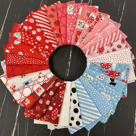 Funny Valentine by Lizzy House : Tiny Hearts Sky 37148 25