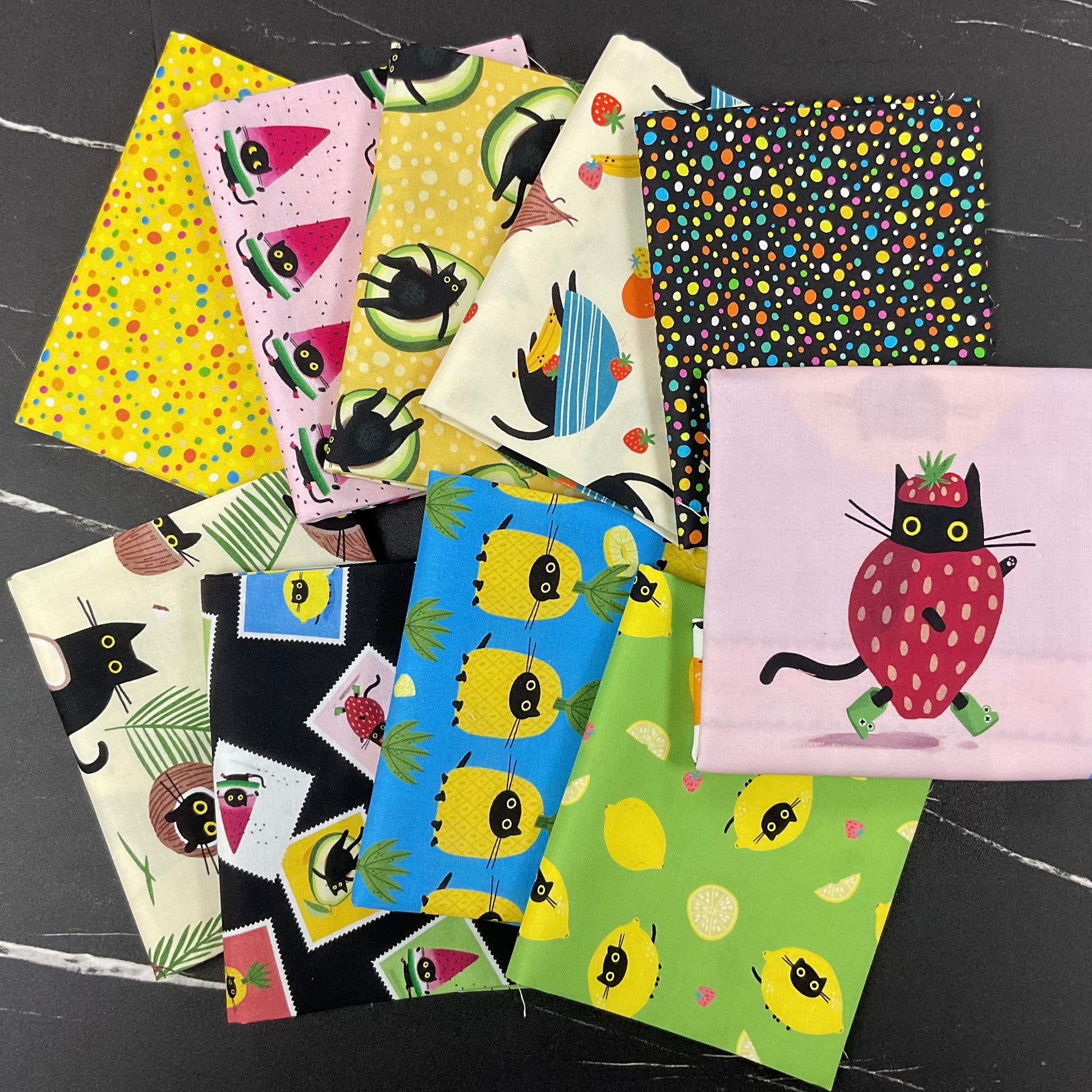 Furruit Cocktail by Leezaworks : Fabric Bundles - Includes Panels