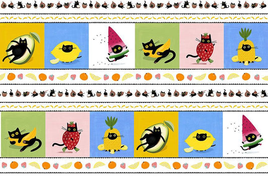 Furruit Cocktail by Leezaworks : Furruit Stripe White STELLA-DLW3332