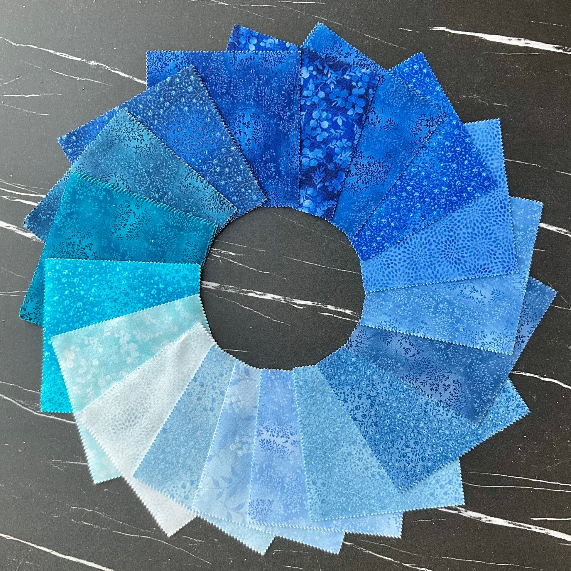 Fusions by Studio RK - Waterfall Colorstory - Charm Pack