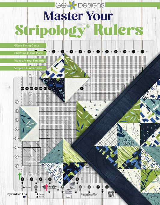 Master Your Stripology® Rulers Book by GE Designs - Special Order